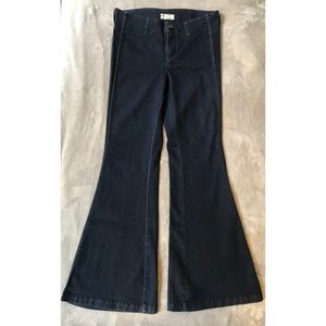 Free People Denim Bell Bottom Jeans